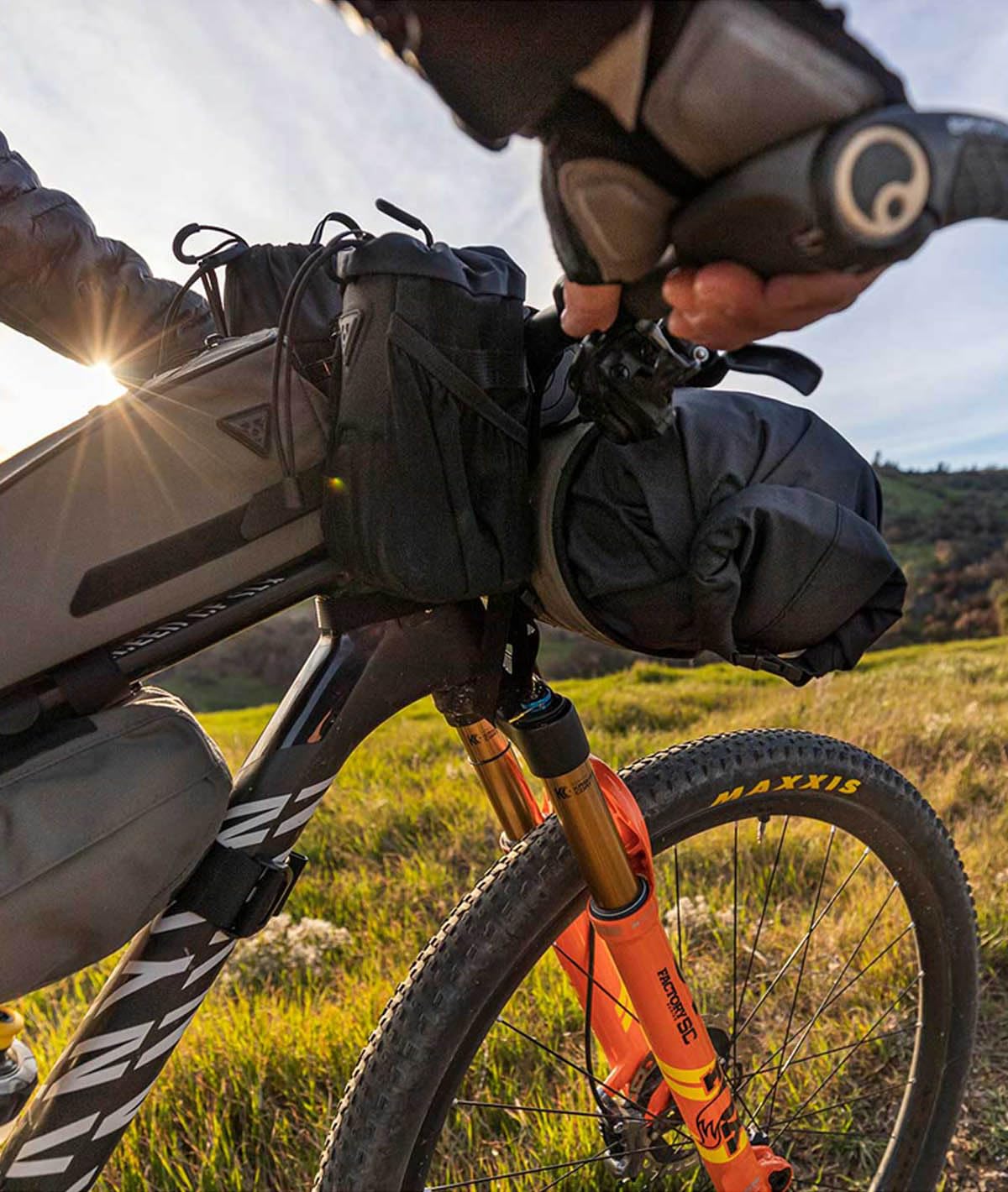 TOPEAK Torba do ładowania od przodu, zielona, 8 l