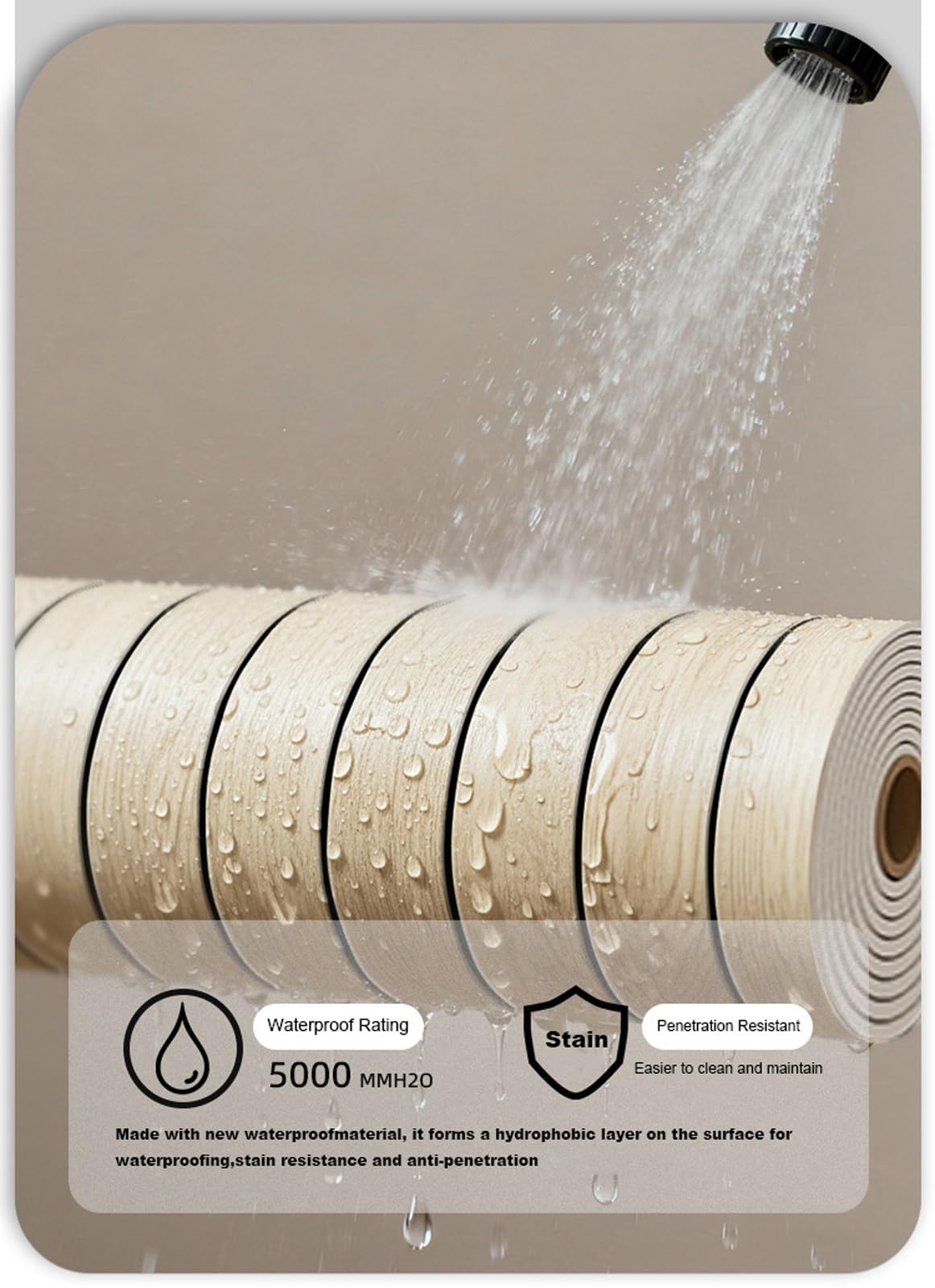 Paneles de pared de listones de PVC autoadhesivos, panel de pared de madera sintética para despegar y pegar, papel tapiz con textura de espuma 3D para sala de estar, dormitorio, decoración de oficina