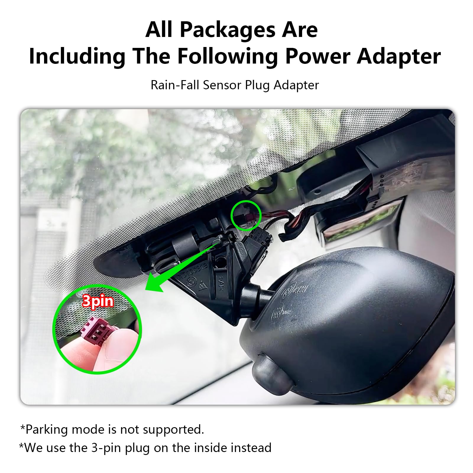 Mangoal Dashcam Avant 4K & Arrière 1080P pour BMW 2 Series (Modèle A)