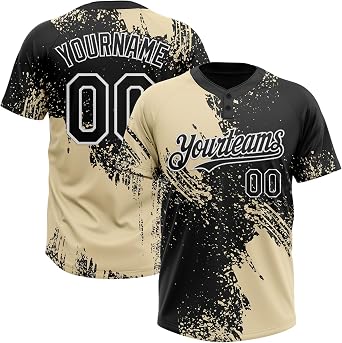 مخصص Softball Jersey زران ثلاثي الأبعاد نمط شخصي بيسبول جيرسي قميص رقم مخيط شعار للرجال النساء الشباب