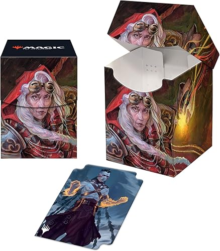 Miniatura 2 de Ultra Pro - Magic The Gathering - Caja de cartas Dominaria United de más de 100 cartas Jaya, Fiery Negotiator - Protege tus cartas coleccionables de