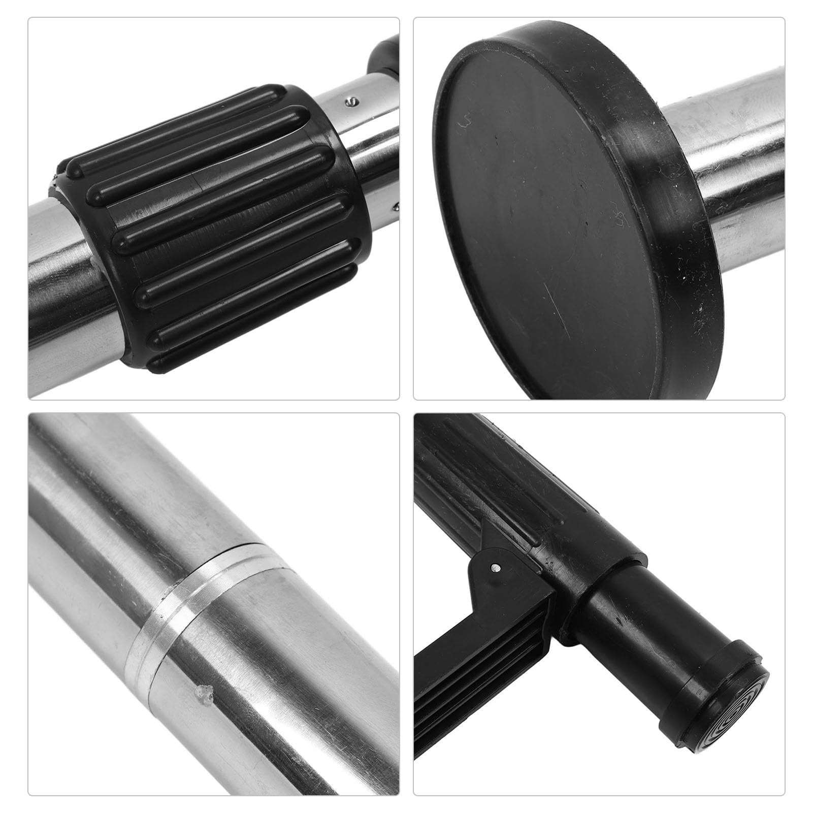 Ejoyous Poste Telescópico Ajustable de 9.84 Pies, Poste de Nivel de Aleación de Aluminio con Soporte, Interfaz de 6 Mm y 15,2 Mm, Bloqueo Giratorio, Ajuste de Múltiples ángulos para Contratistas