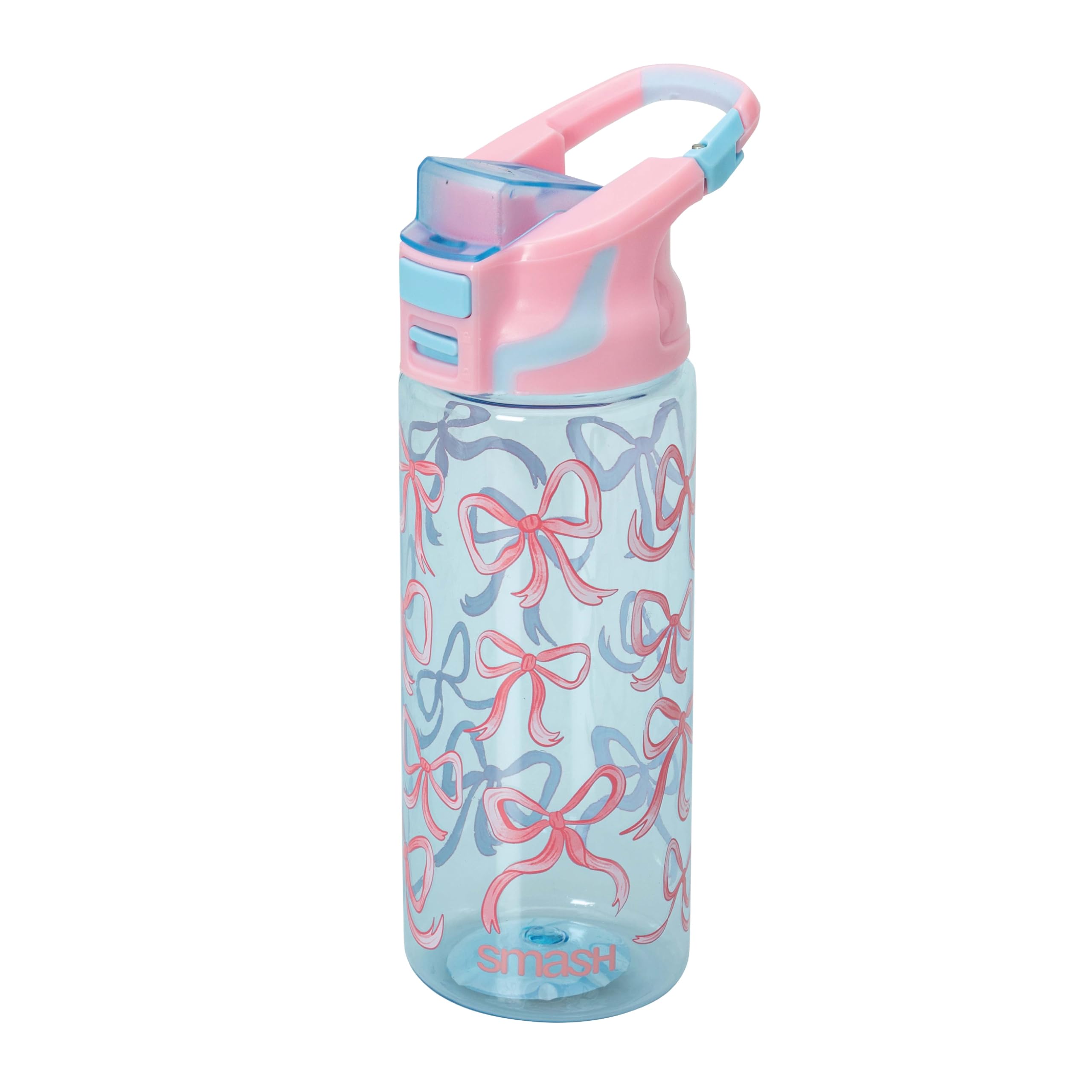 Smash Hydro Chugger Water Bottle, Pink Bows, 500 ml Capacity
