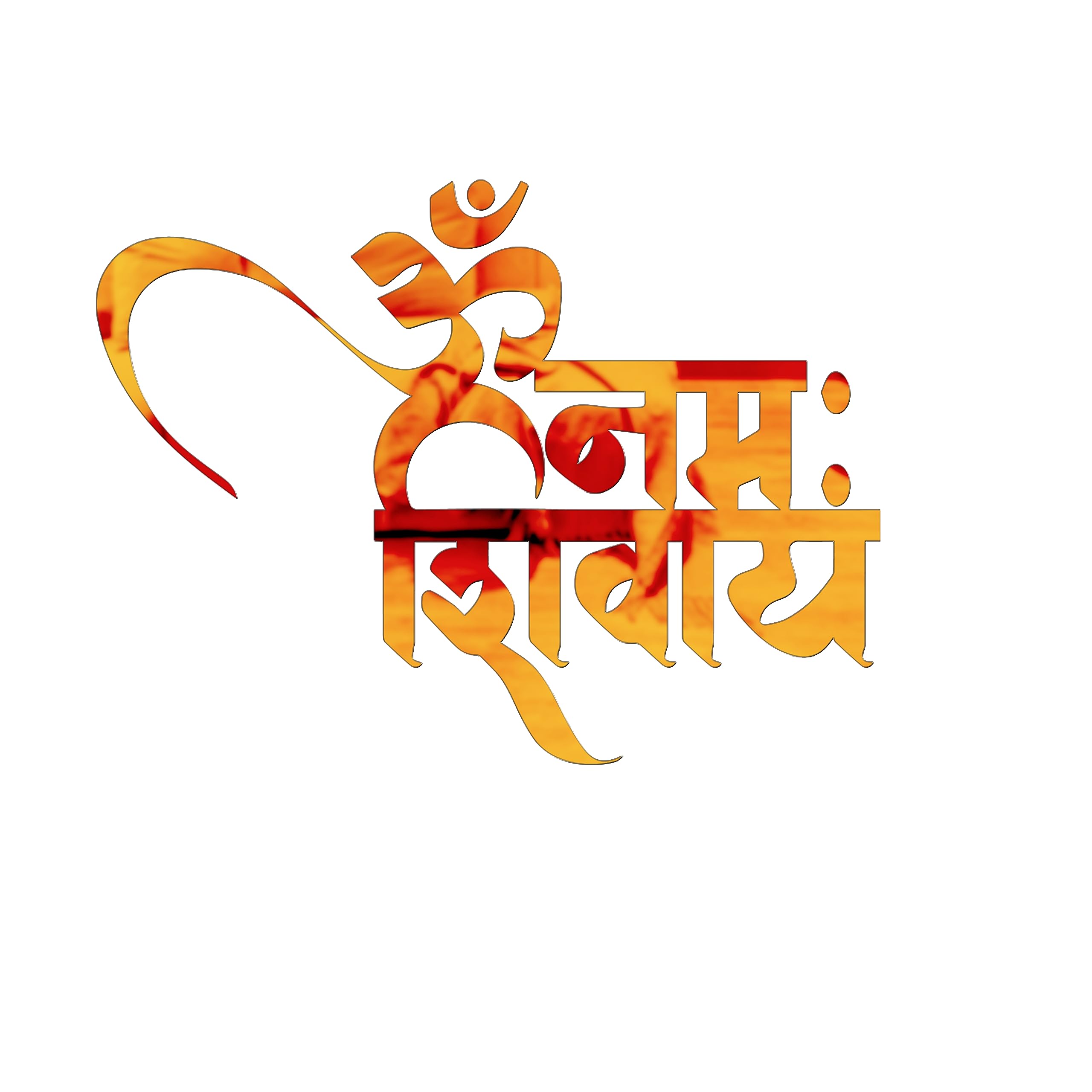 Om Namah Shivay Wall Golden Mirror Stickers for Any Room & Home Decoration-image-25