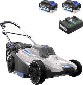 Westinghouse 40V 18 Inch Brushless Cordless Push Lawn Mower, 6 Height Positions, 2 4.0Ah Batteries and Charger Included