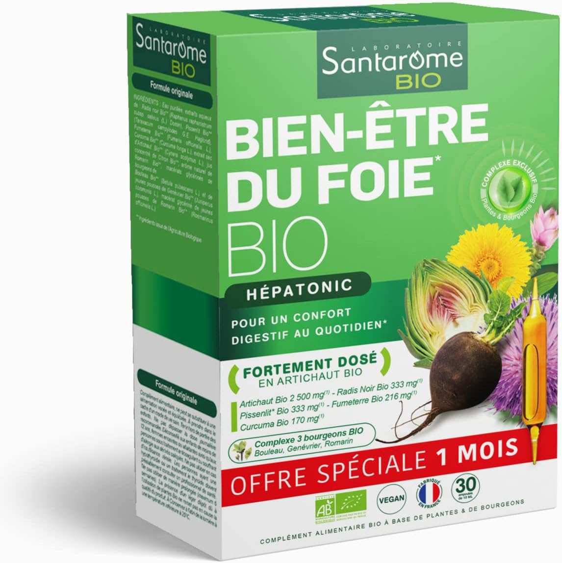 Santarome Bio BienÊtre du Foie Bio Complément Alimentaire Foie et