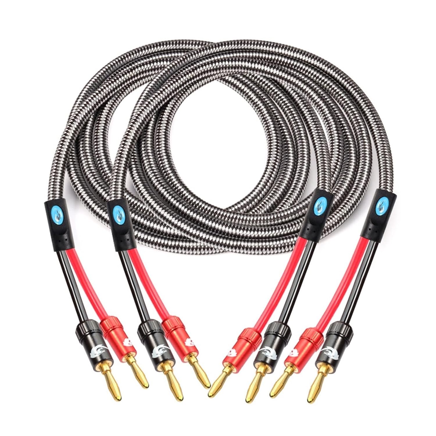 Audiophile Speaker Cable with Banana Plug Compatible with