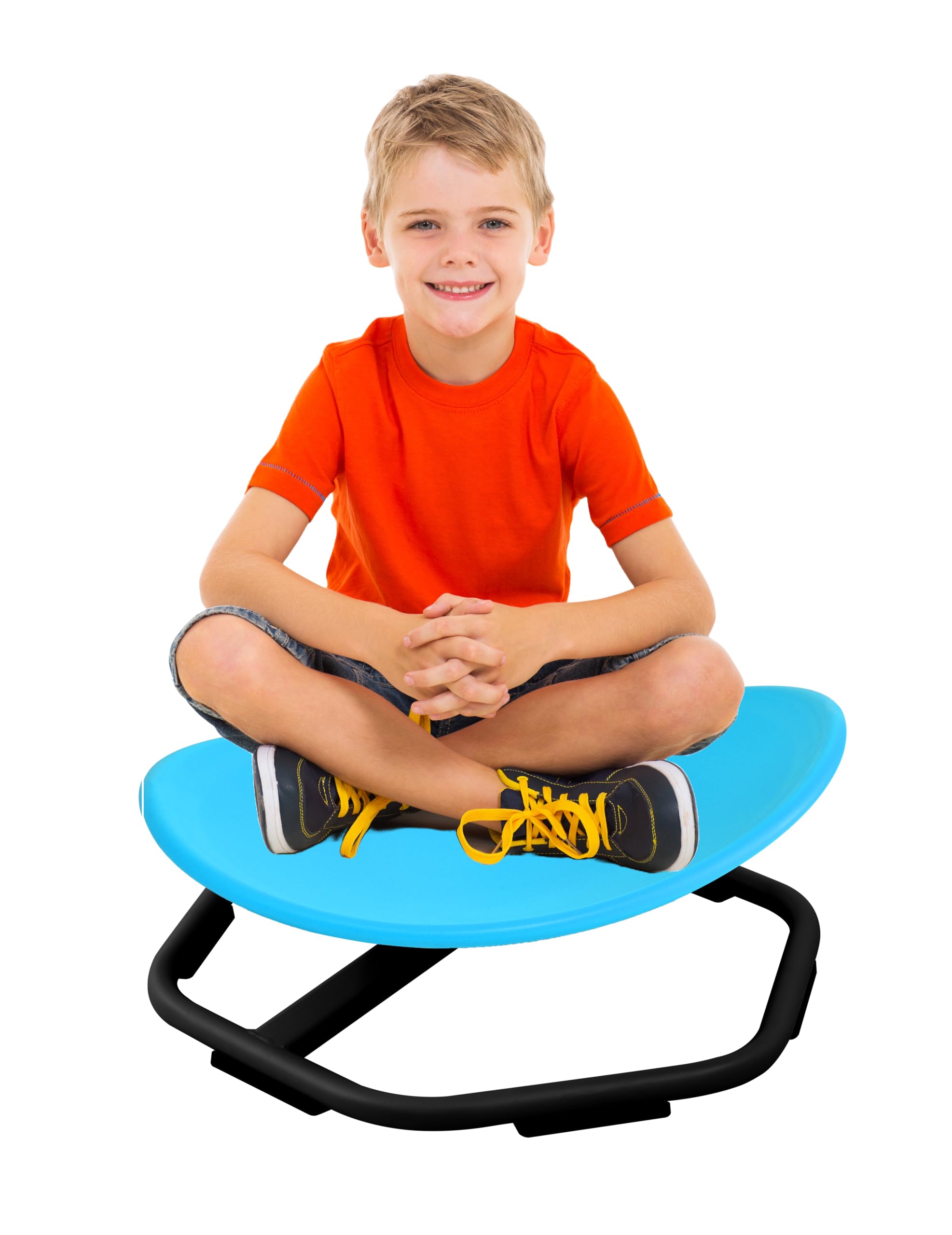 VIRTUENITY Sensory Spinning Chair For Autism, ADHD & Sensory Needs. Swivel Spin Chair For Indoor, Outdoor Or Sensory Room (Blue)