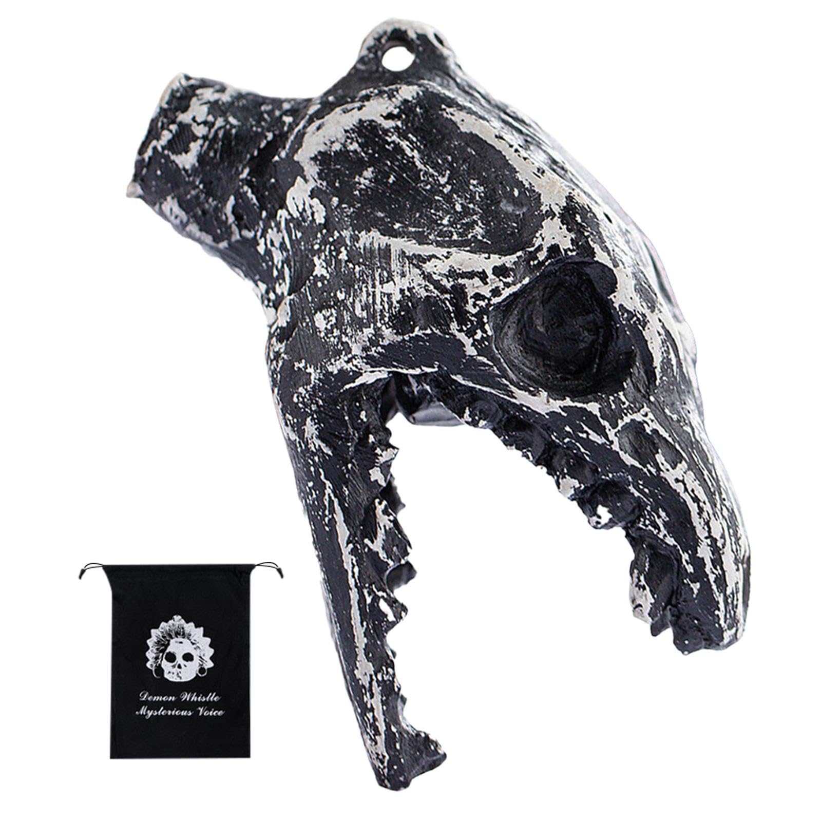 Sifflet De La Mort Aztèque En Argile - Son 126 DB, Inspiré Méso-Amérique, Pour Halloween, Collection