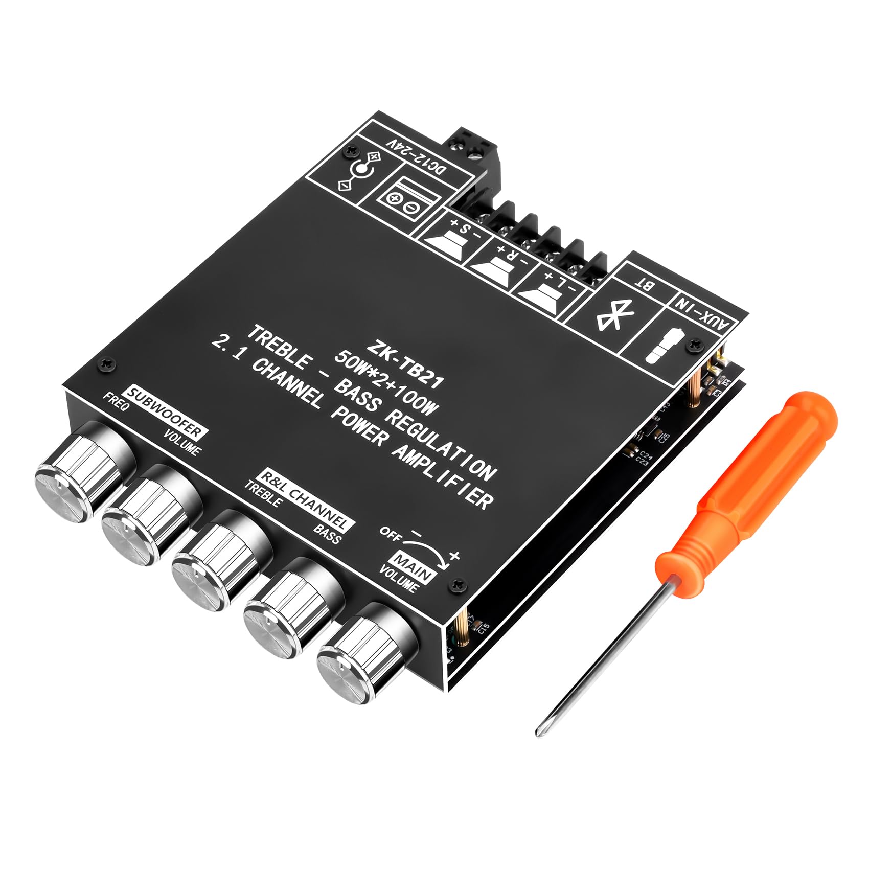 Amazon.com: Daakro ZK-TB21 Bluetooth Amplifier Board,50W+50W+100W