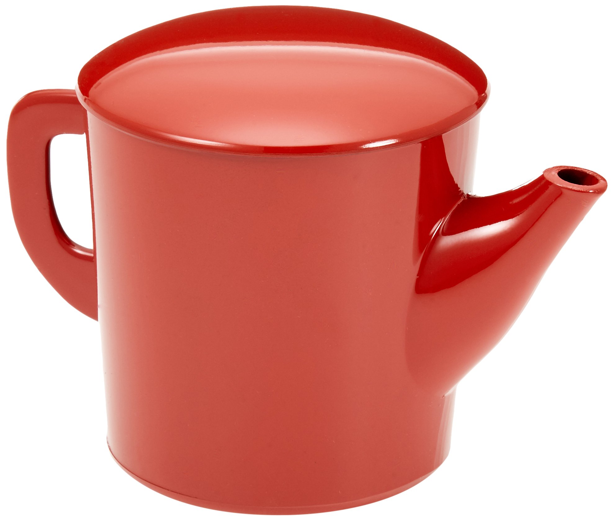 Wakaizumi Lacquerware Kappo Lacquerware Hot Water Bottle (Small) Round Red (300cc) 1-556-6