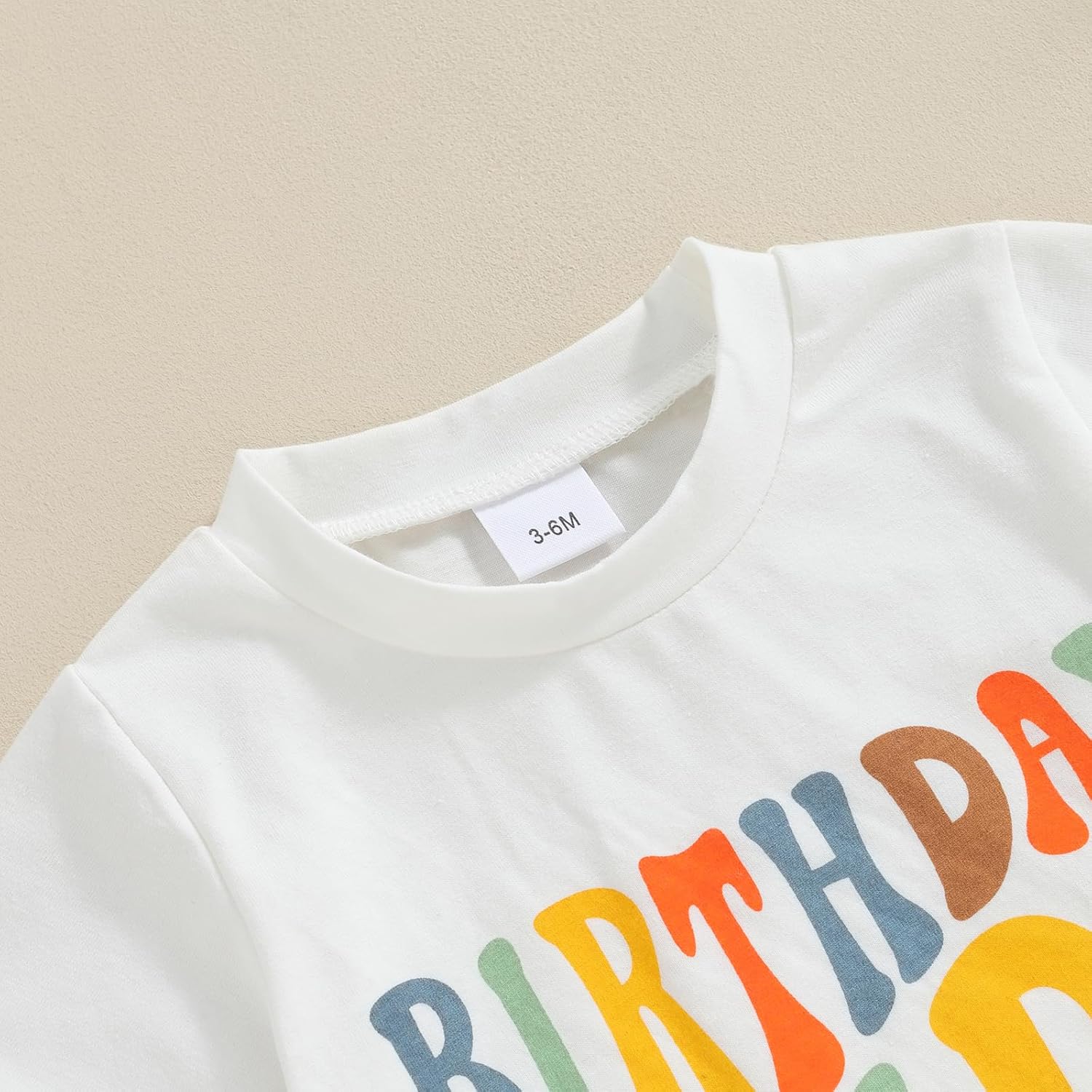 Kayotuas Toddler Baby Boy First Birthday Outfit Letter Print Short Sleeve T Shirt Top and Solid Shorts 2 Piece Summer Clothes - Image 5