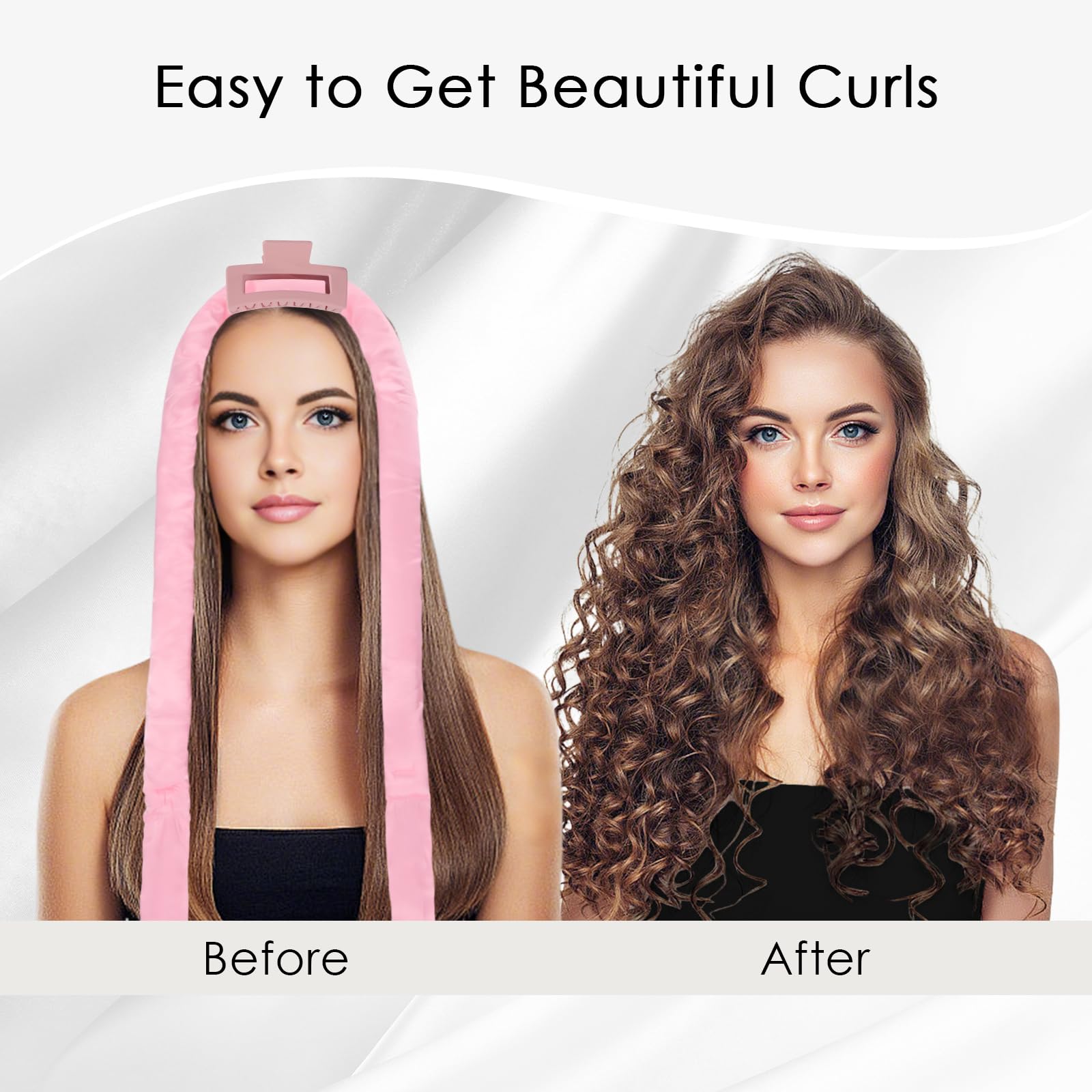 Baolivi Satin Heatless Hair Curlers No Heat - Image 3