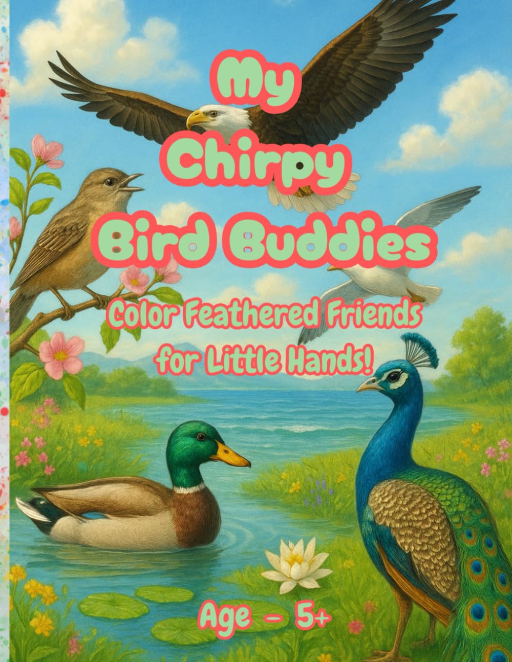 My Chirpy Bird Buddies: Color Feathered Friends for Little Hands!
