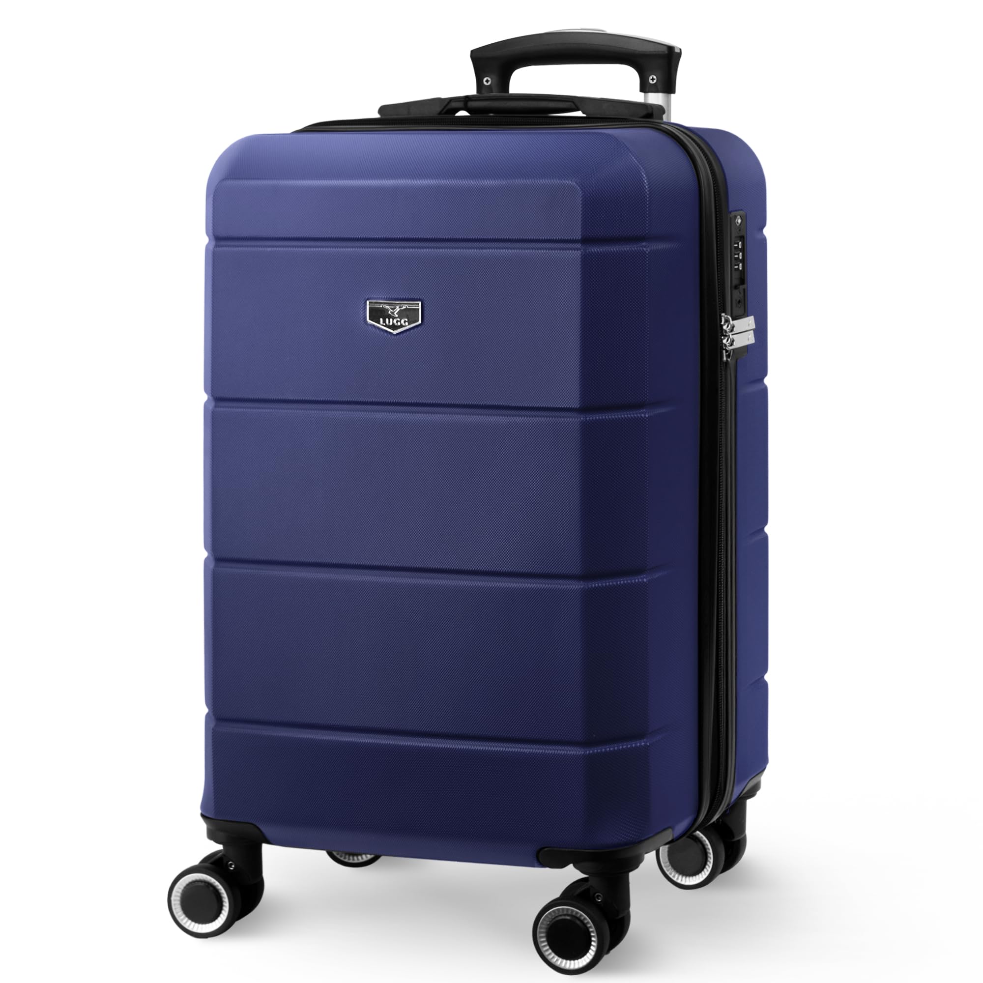 LUGG - Jetset 40cm Suitcase - 40x30x20cm- Ryanair Compatible - Underseat Size - Hard Shell ABS - Spinner & Removable Wheels - Lightweight Travel Luggage- Cream/Brown — view 84