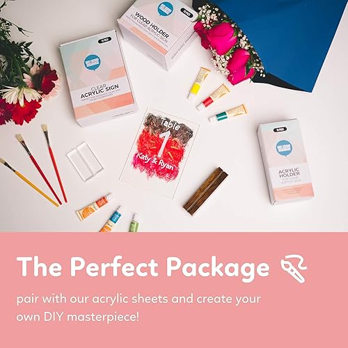 Miniatura 6 de TUR Party Supplies 15 Pack 3" Large Clear Acrylic Sign Holders  Wedding Sign Holders Table Numbers Display Stands  Acrylic Place Card Slot Stand -