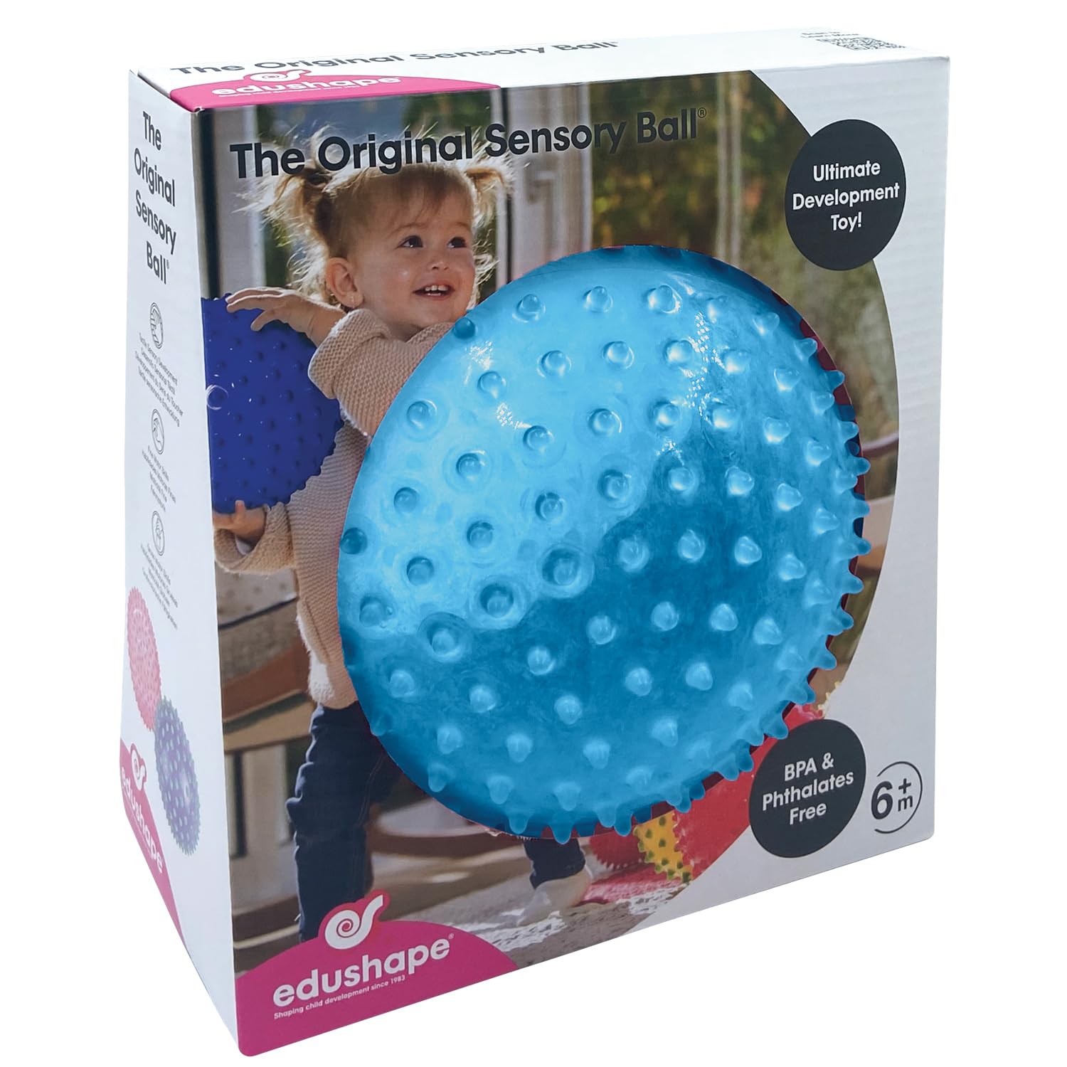 Edushape - Ed 705 177 - Gioco della Palla - Big Sensory Ball Trasparente - Menzione a Caso