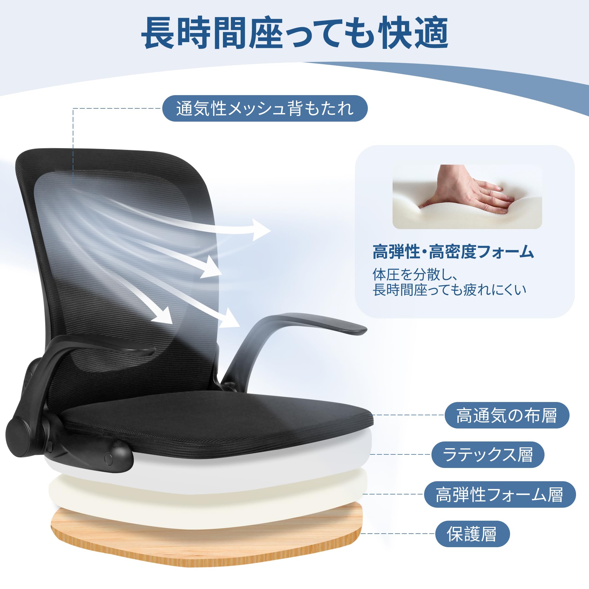 Amazon｜NATURFEN 座椅子 折りたたみ 組立不要 360°回転 ゲーミング 座