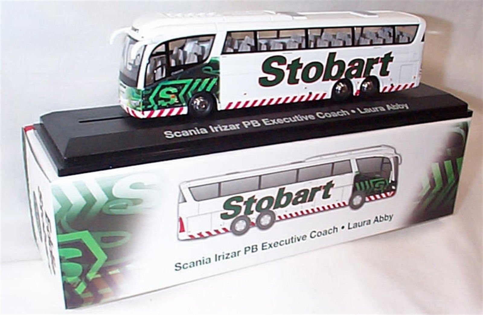 atlas editions eddie stobart Scania Irizar PB Executive Coach Stobart vehicle 1:76 scale diecast model