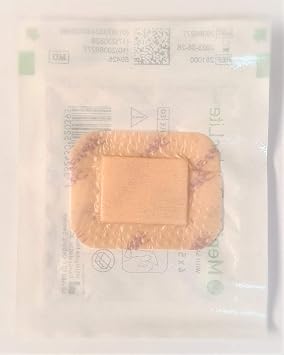 New Border Lite - 4cm x 5cm - Pack of 5 Silicone Dressings