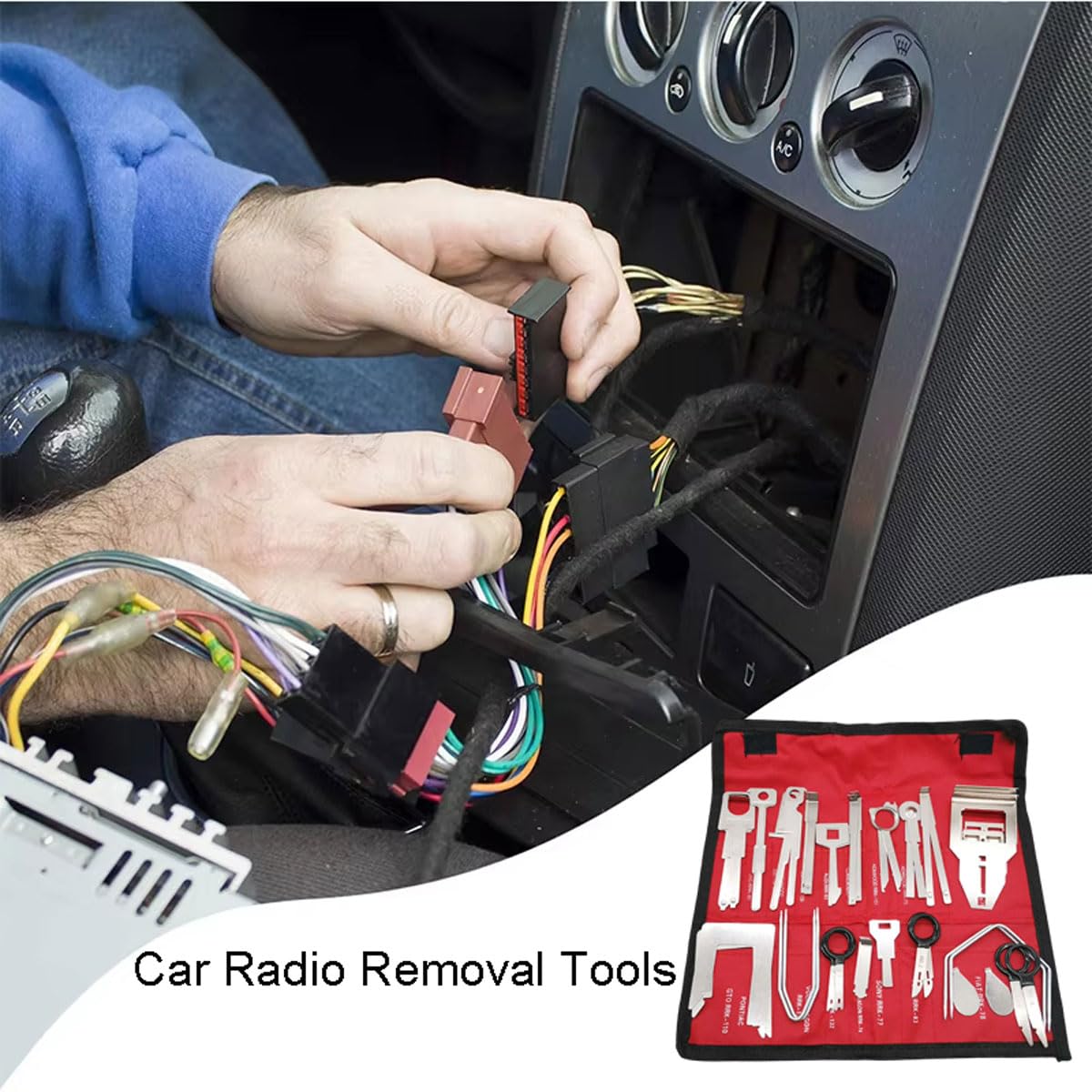 Set Smontaggio Autoradio 38 Pezzi - Attrezzi Universali Per Rimuovere Radio Auto E CD Player - Foto 3