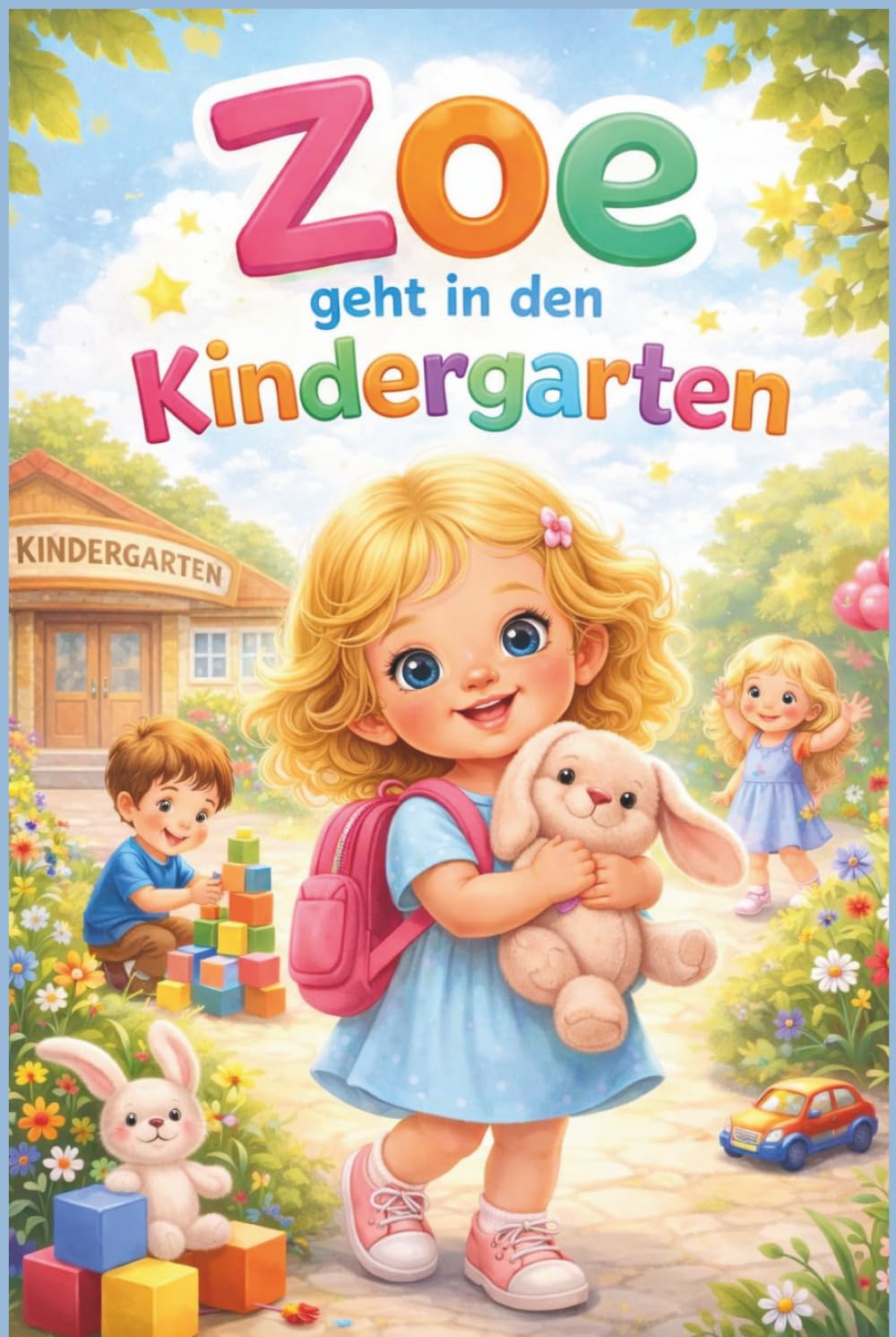 Zoe geht in den Kindergarten: Ein Buch über Mut| liebevolle Geschichte über Trennung| Mutmachgeschichte| Geschichte über den ersten Kindergartentag| ... Schritte| Bilderbuch| Mitmachbuch| Ausmalbild