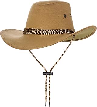 【Atiissu】25SS / Cowboy Hat Bskifnn Unisex Western Beach Cowboy (Beige) at Amazon Men's