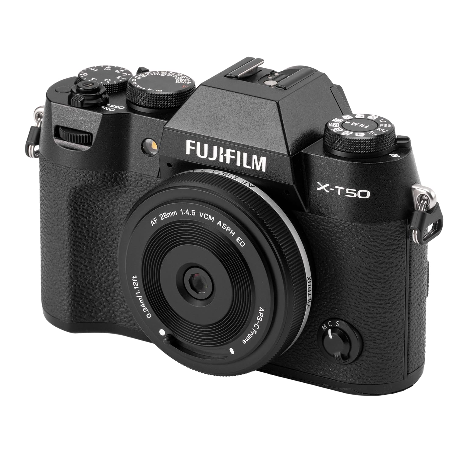 VILTROX 28mm F4.5 Pancake Lens Full Frame Auto Focus Ultra Compact Wide Angle Lens for X Mount Camera X-T5, X-S20, X-T30 II, X-H2S, X-E4, GFX 100 II, GFX 50S II, X-T200, X-Pro3