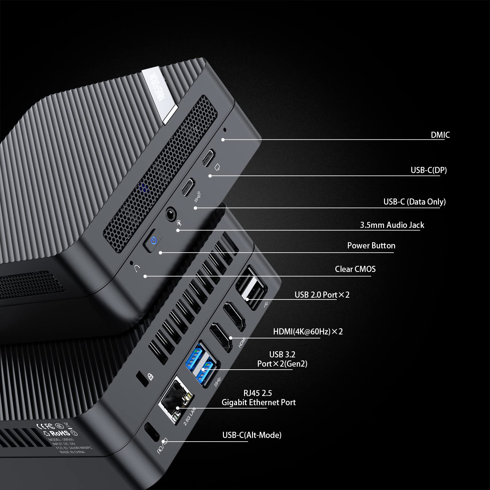 MINISFORUMミニPC UM560 Windows11Pro Hothotレビュー】USB PD対応のミニPC、MINISFORUM「UM560」が