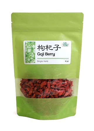 NEW PACKAGING Lycium Goji Berries Gou Qi Zi 4 oz.