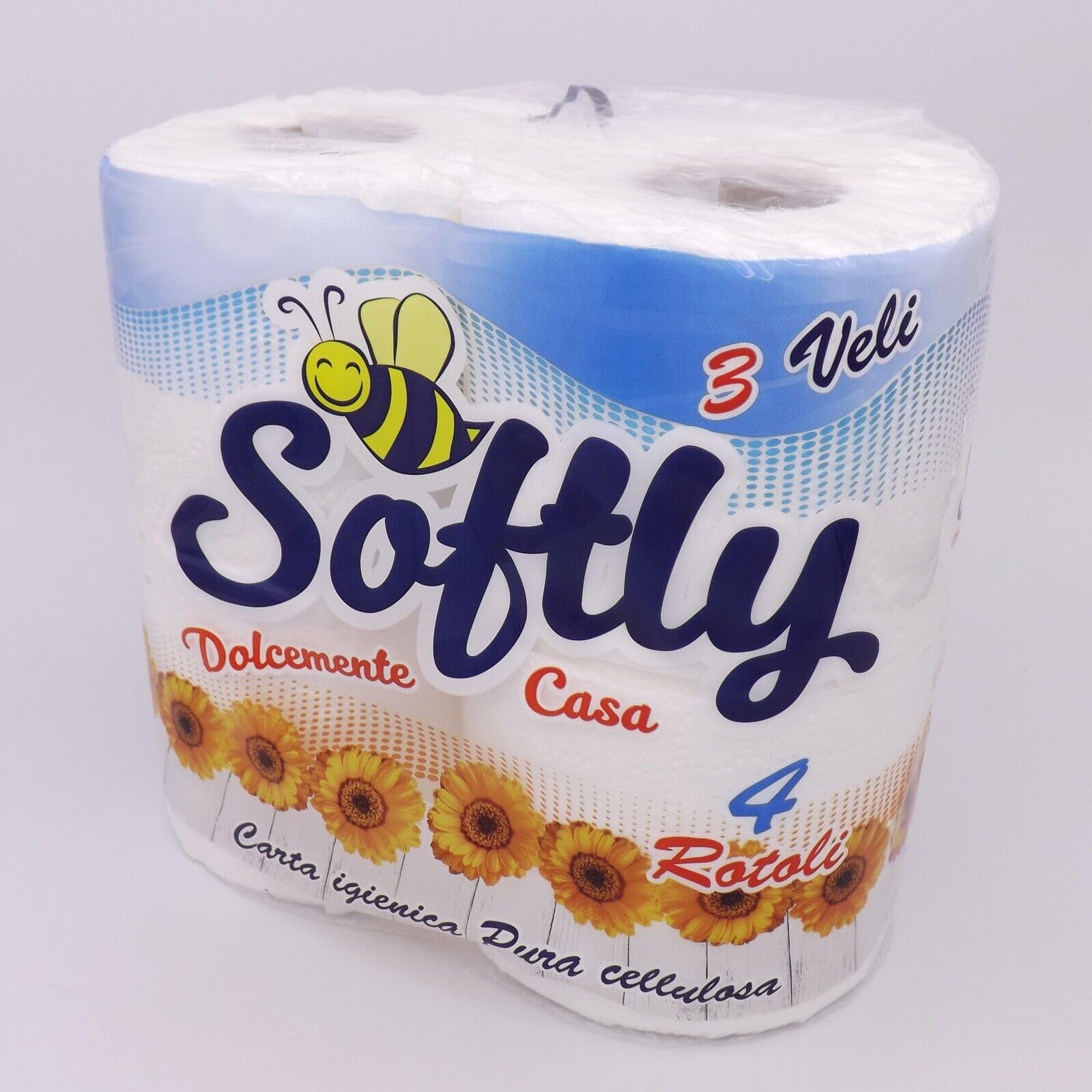 ETIK | Carta Igienica Lunga Durata | Casa Profumata | 4 Rotoli | 3 Veli 320 Strappi | 32 metri | Made In Italy | Pura Cellulosa