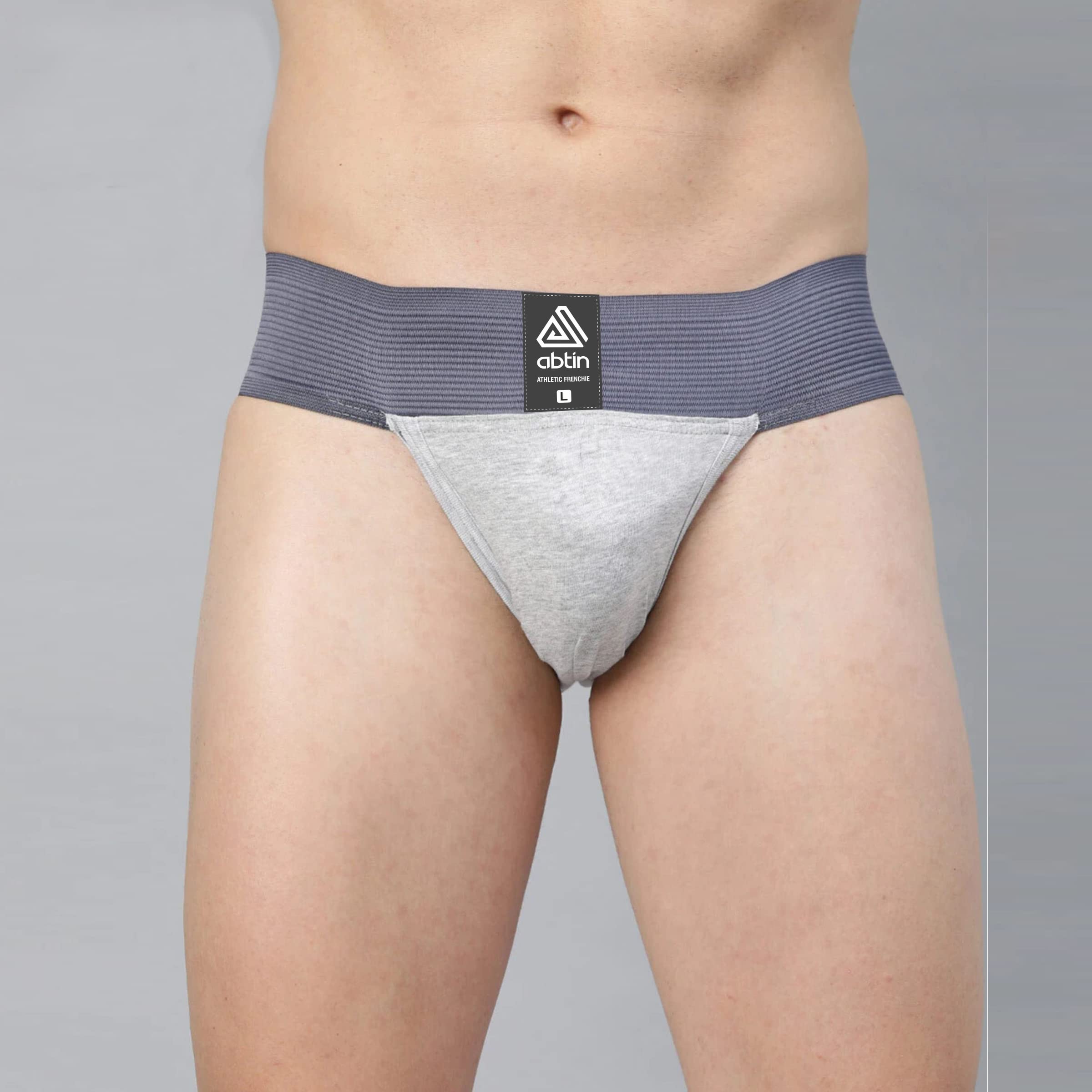 Cotton Supporter Back Covered for Athletics/Gym/Cricket with Abdo Guard Pocket (Men/Youth/Boy) Grey & Black (Small) (B09ZQV2VGK) Amazon Price History, Amazon Price Tracker