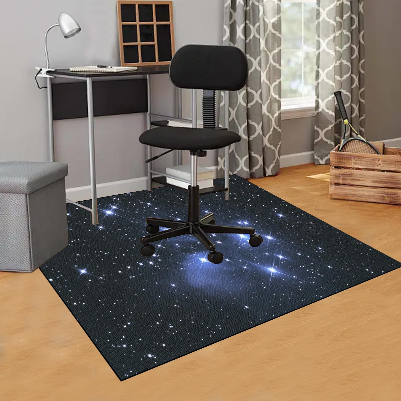 Tapis de Sol Gaming, Tapis Chaise de Bureau Gaming, Tapis de Chaise Roulante, Tapis de Protection pour les Sols, Tapis de Sol pour Fauteuil Convient au Bureau à Domicile, Tapis Gaming 120 x 140 cm