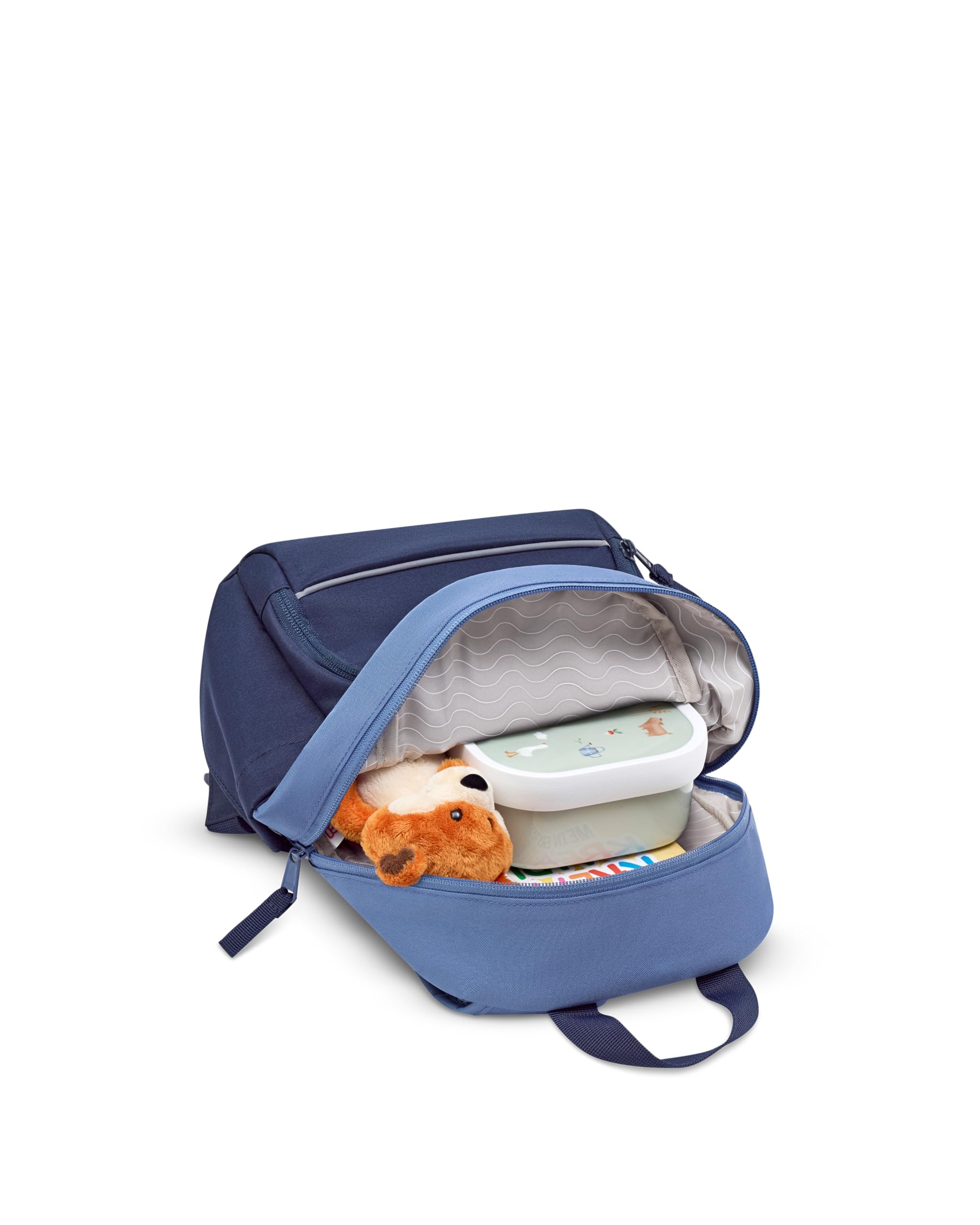 LARKSON Rucksack Kinder für Mädchen & Jungen Blau - Knut - Kleiner Kinderrucksack mit Brustgurt - Ab 2 Jahre - 6L - Wasserabweisend