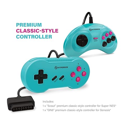 Miniatura 5 de Hyperkin - RetroN 3 (3-in-1) AV Gaming Console Console System with Controllers for Nintendo NESSuper NES (SNES) Super FamicomGenesis, (Hyper Beach)