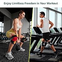 Vista 8 de Rodillera para mujeres y hombres, dolor de rodilla, menisco, desgarro, artritis, dislocación de rótula, mejor osteoartritis, compresión ajustable