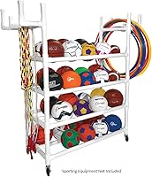 Vista 2 de Champion Sports Carro de equipo Blanco