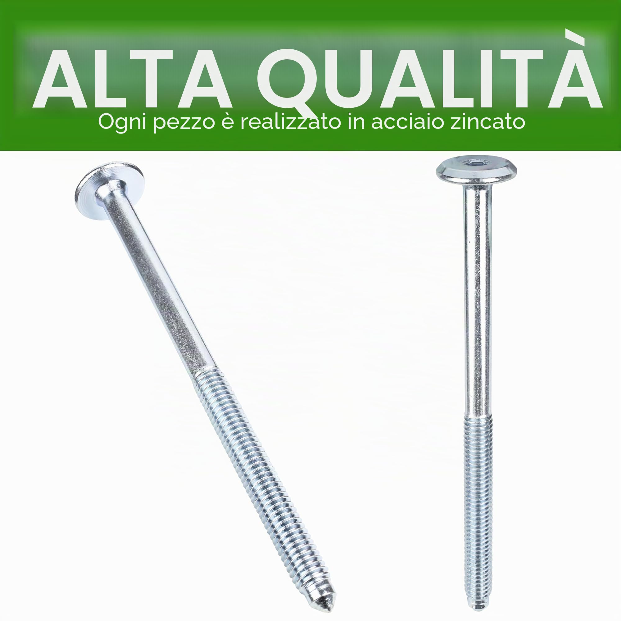 Spare Hardware Parts Telaio del letto, telaio per divano letto, vite lunga per tavolo Gateleg (ricambio per parte IKEA #105330) (confezione da 8)