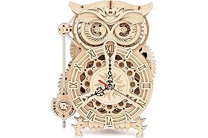 ROKR 3D Wooden Puzzle Owl Clock: A Mechanical Marvel for Creative Minds