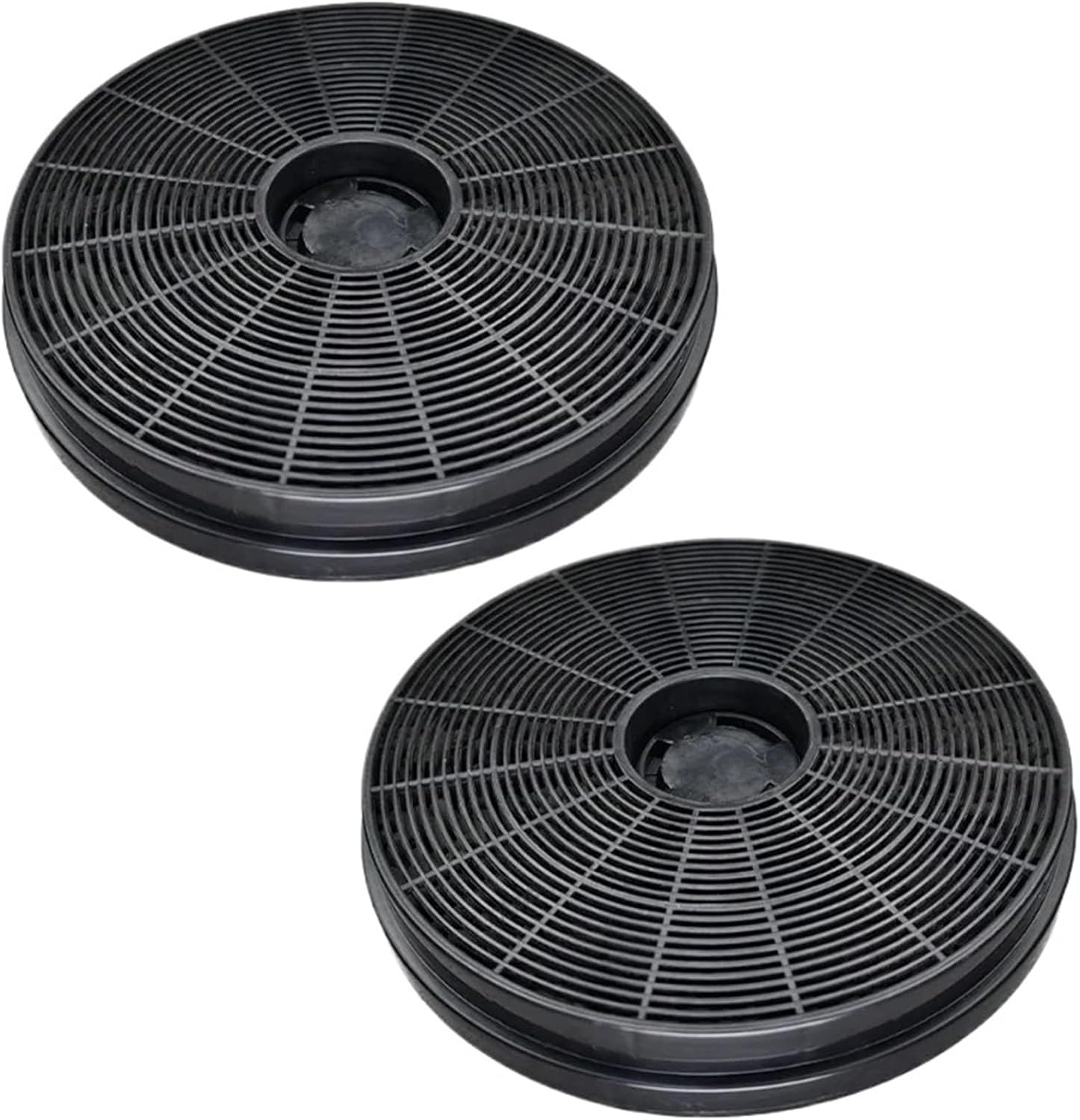 174x174x25mm Range Hood Replacement Filter Kitchen Accessory Black 2 PCS