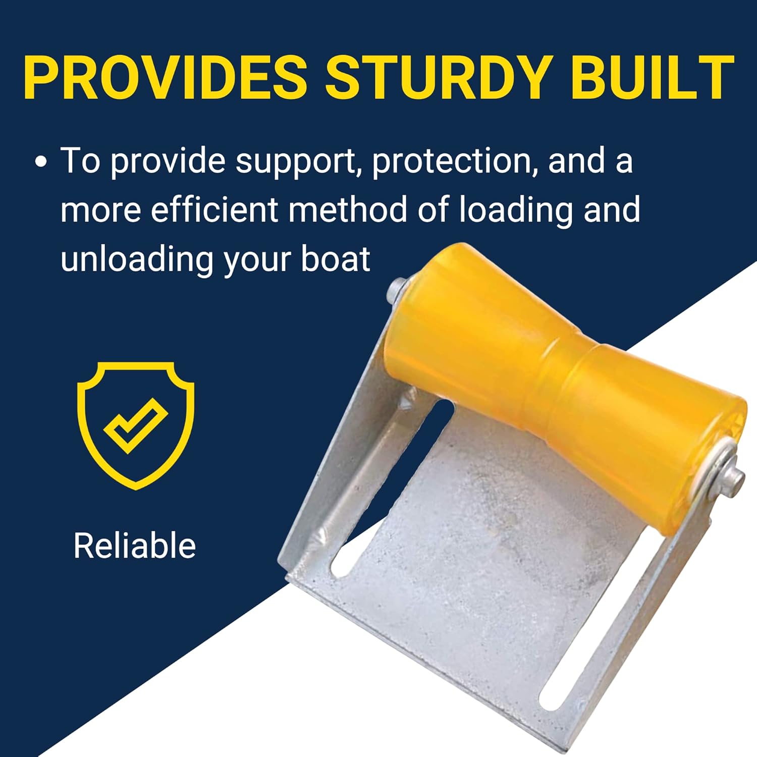 Tie Down Engineering 86279 5" Keel Roller with Panel Bracket Assembly