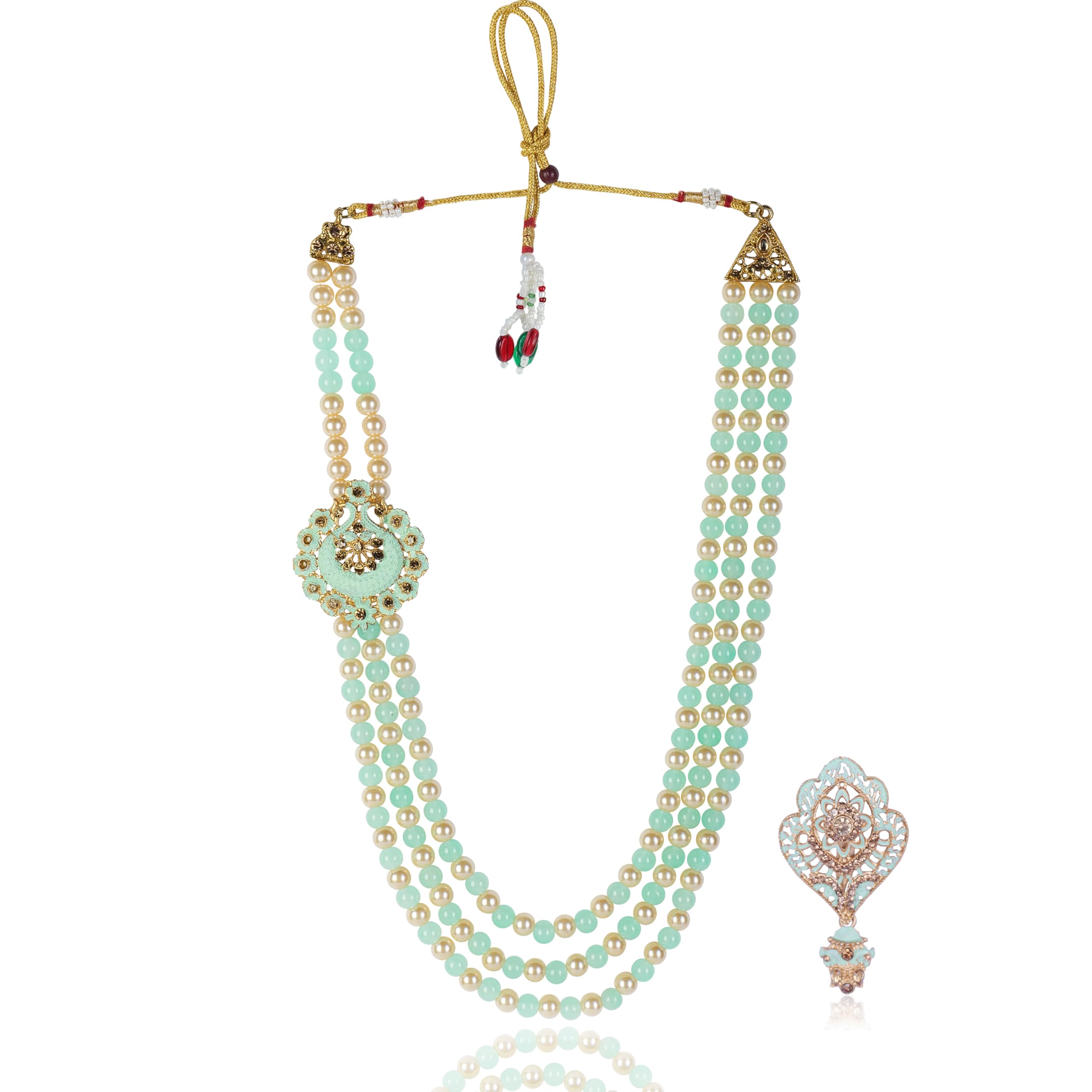Dulha groom sherwani Necklace-image-8