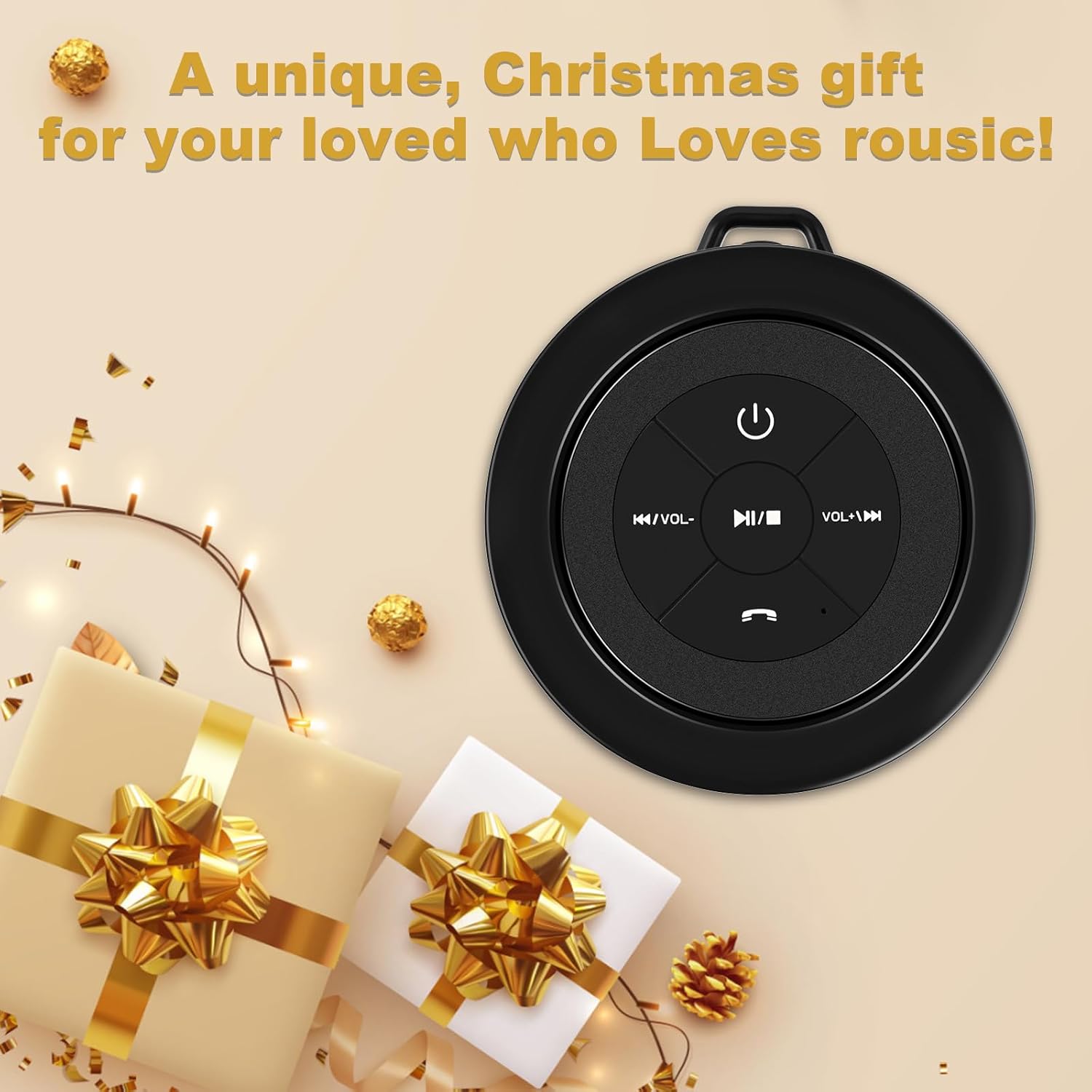 Bluetooth Shower Speaker, Portable Waterproof Speakers with Suction Cup, Wireless Outdoor Speaker for Pool, Camping, Beach, Hiking, Kayaking, Great Gift for Men, Women - Image 7