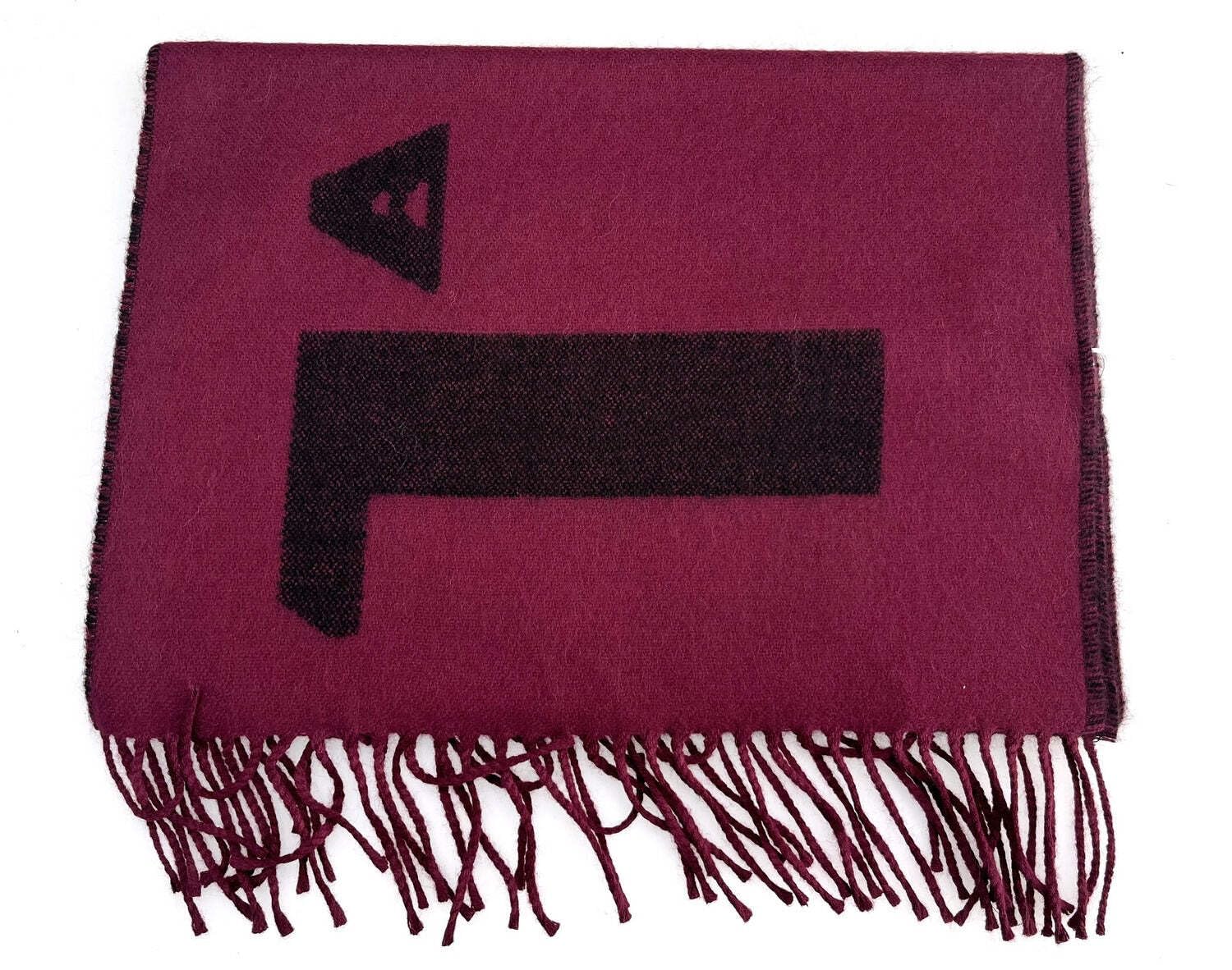 Bufanda Alviero Martini 1A Classe de 38 x 180 cm complemento de cuello multicolor con logotipo grande 2