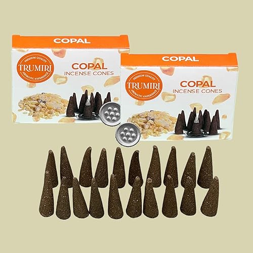Miniatura 7 de Copal - Conos de incienso  Total de 20 conos de incienso  Paquete doble de 10 conos de insencia  Conos de incienso perfumados  Aromas de incienso