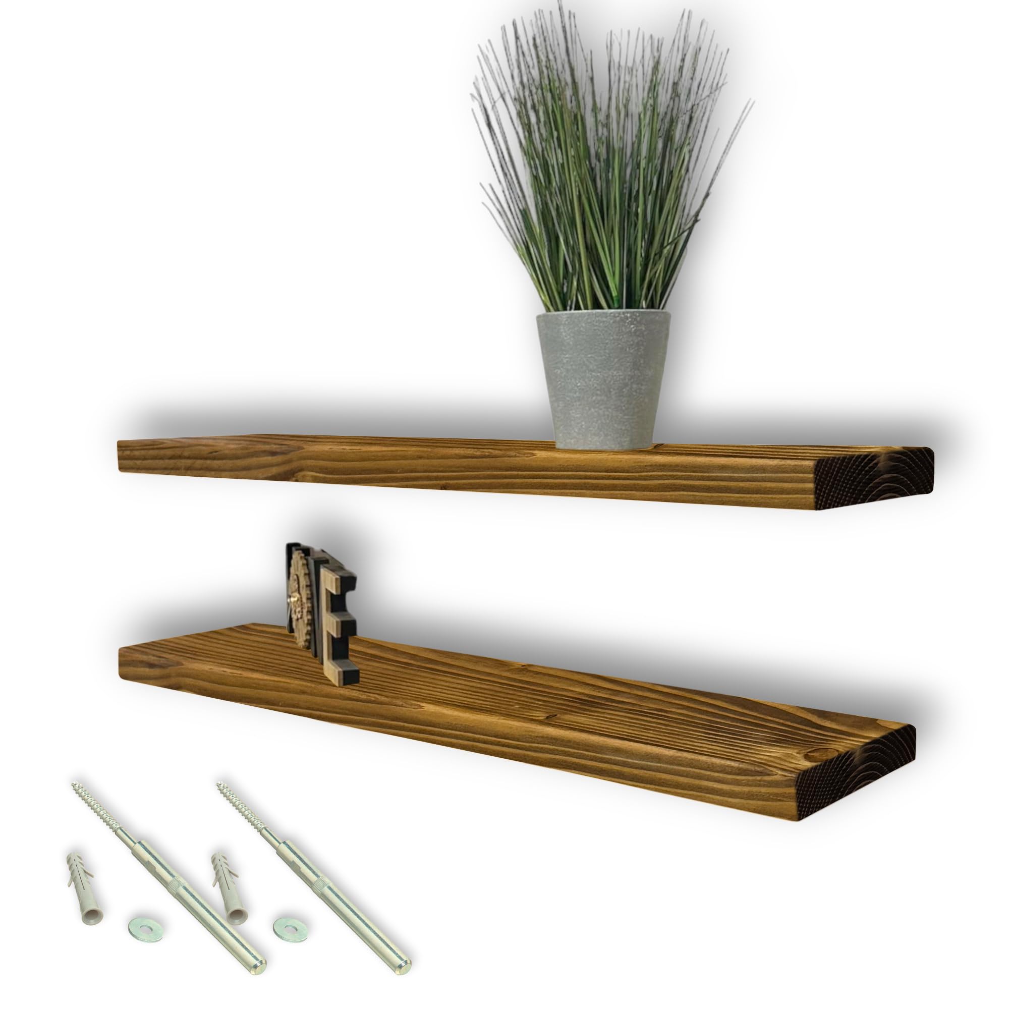 Peter's Goods Estantes De Pared Flotantes Rústicos Con | Meses Sin