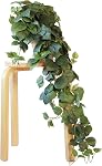 Plante d'Ivy Pothos Fausse Réaliste 32" pour Décor de Maison Intérieur Plante Artificielle en Soie (Variée - Vert Clair & Foncé)