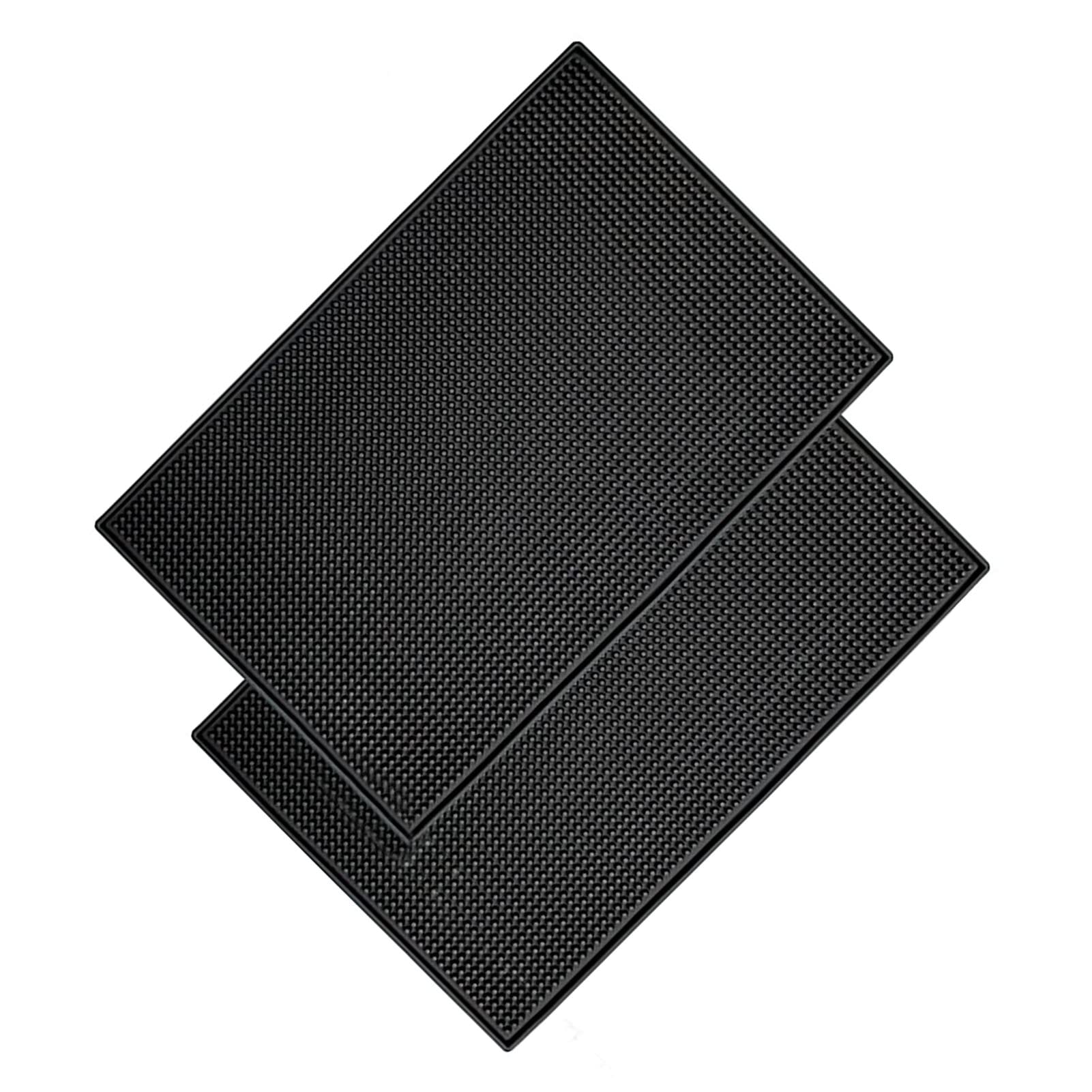 2 Pezzi Tappetini da Bar, Tappetino per Caffè Espresso, Cuscinetto di Drenaggio per Isolamento Termico in PVC, Adatto per Bar o Uso Domestico, Utilizzato per Fissare Bicchieri da Vino (30x40cm)