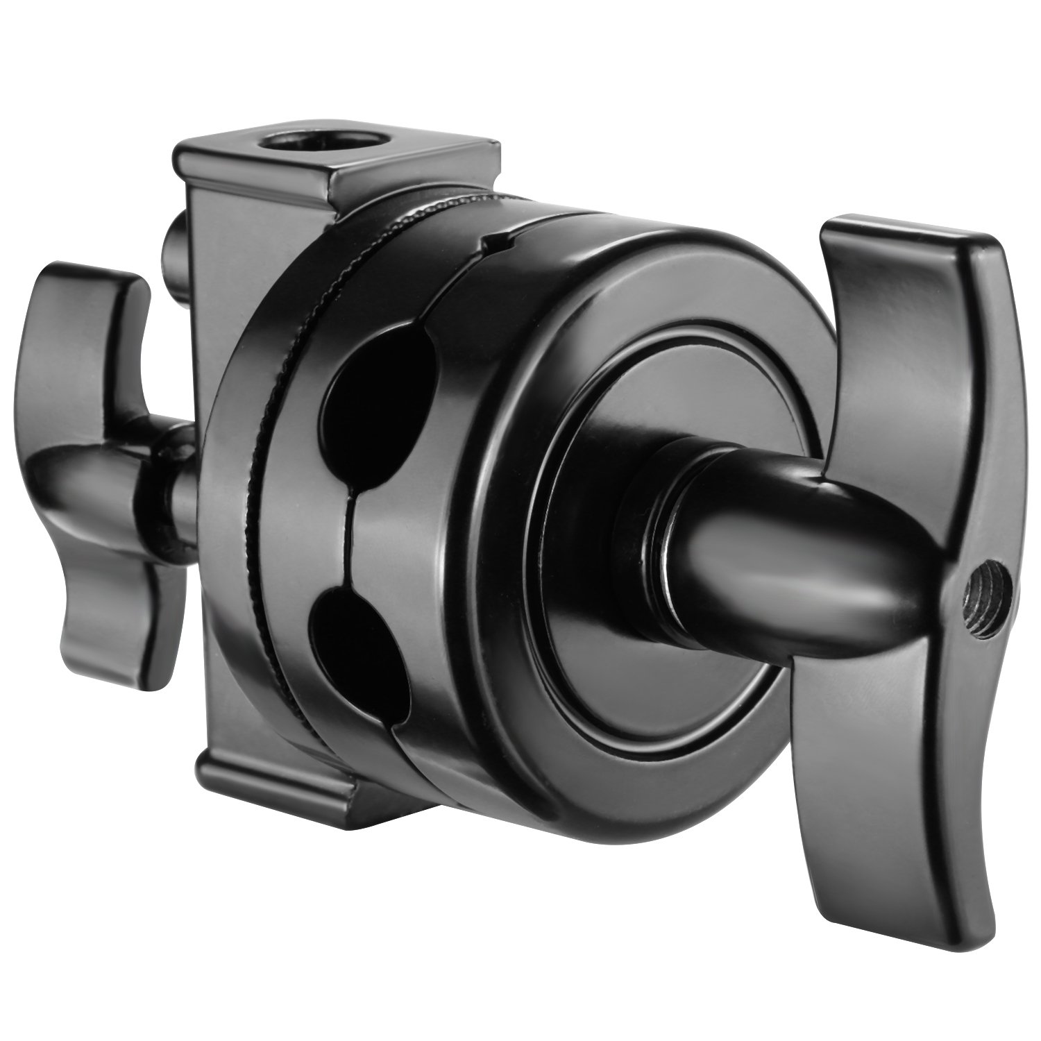 NEEWER - Rotula giratoria de 6,35centímetros, función de Carga Alta para Soporte de Luces, Brazo Jirafa y Otros Equipos fotográficos en Tubo de 1/2, 1/4, 3/8, 5/8 Pulgadas (Negro)