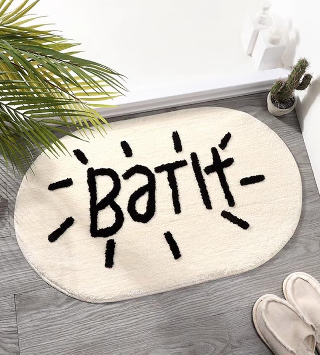 Alfombras de baño con letra ENTER/BATH,alfombra de baño de colores mezclados,alfombra de baño de microfibra antideslizante absorbente de agua,alfombrillas lavables,alfombrilla para puerta de entrada